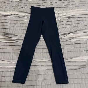 Lululemon Wunder Train Size 4 Navy 25”